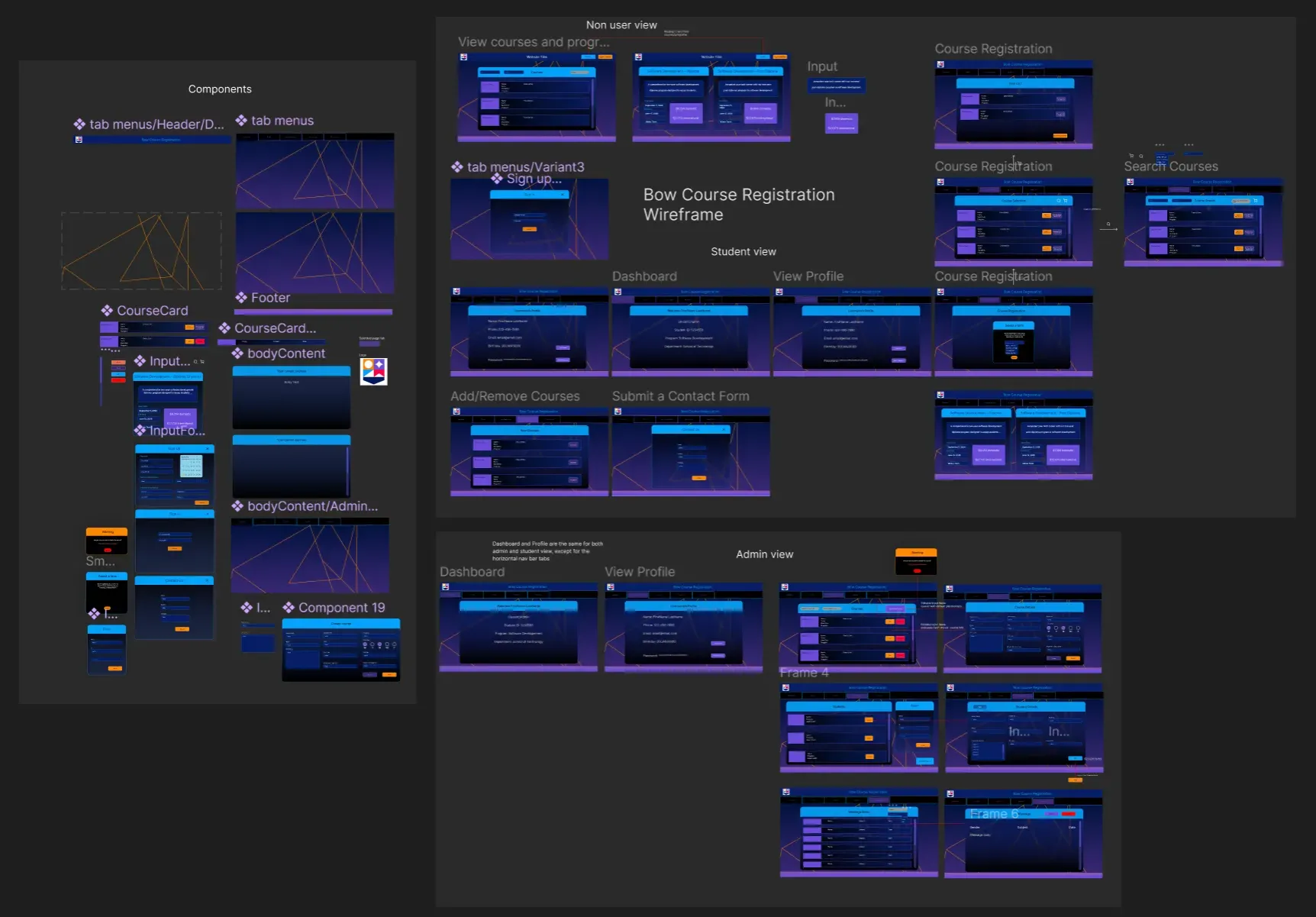 CoursePilot Figma design
