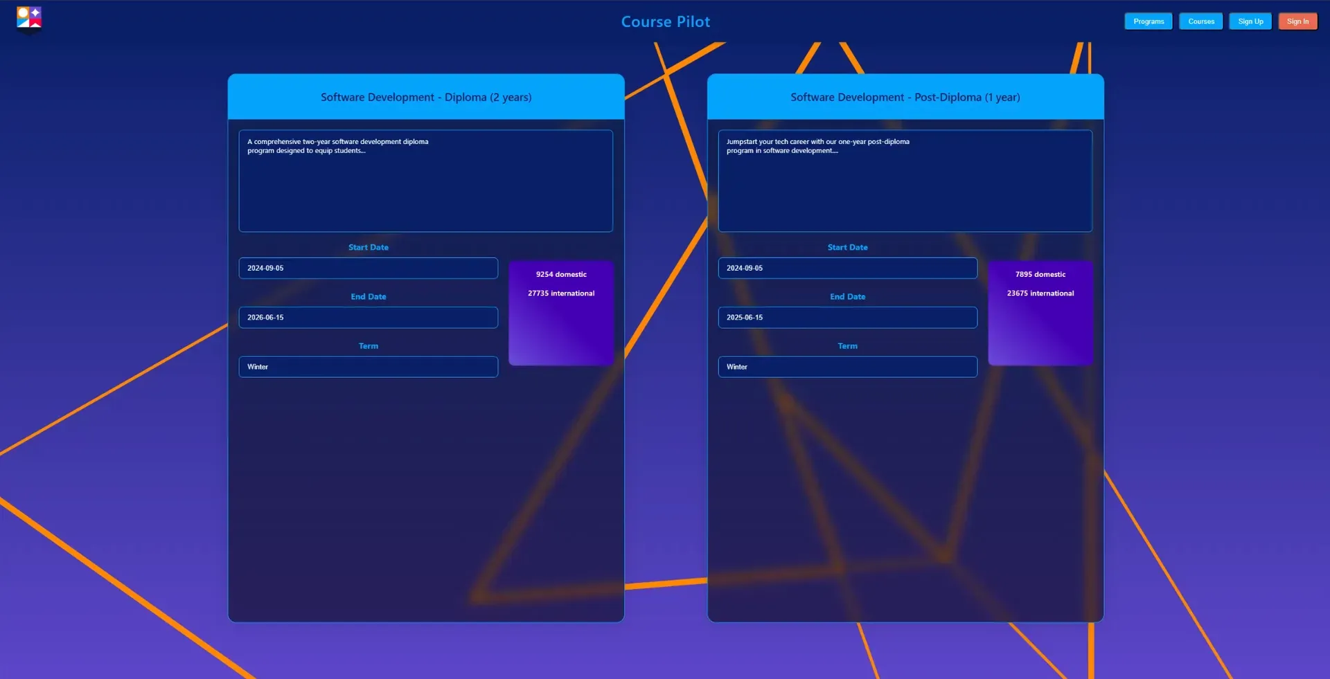 CoursePilot preview